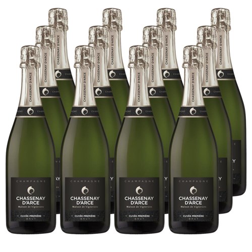 Chassenay d'Arce Cuvee Premiere Brut Champagne 75cl Case of 12 Champagne